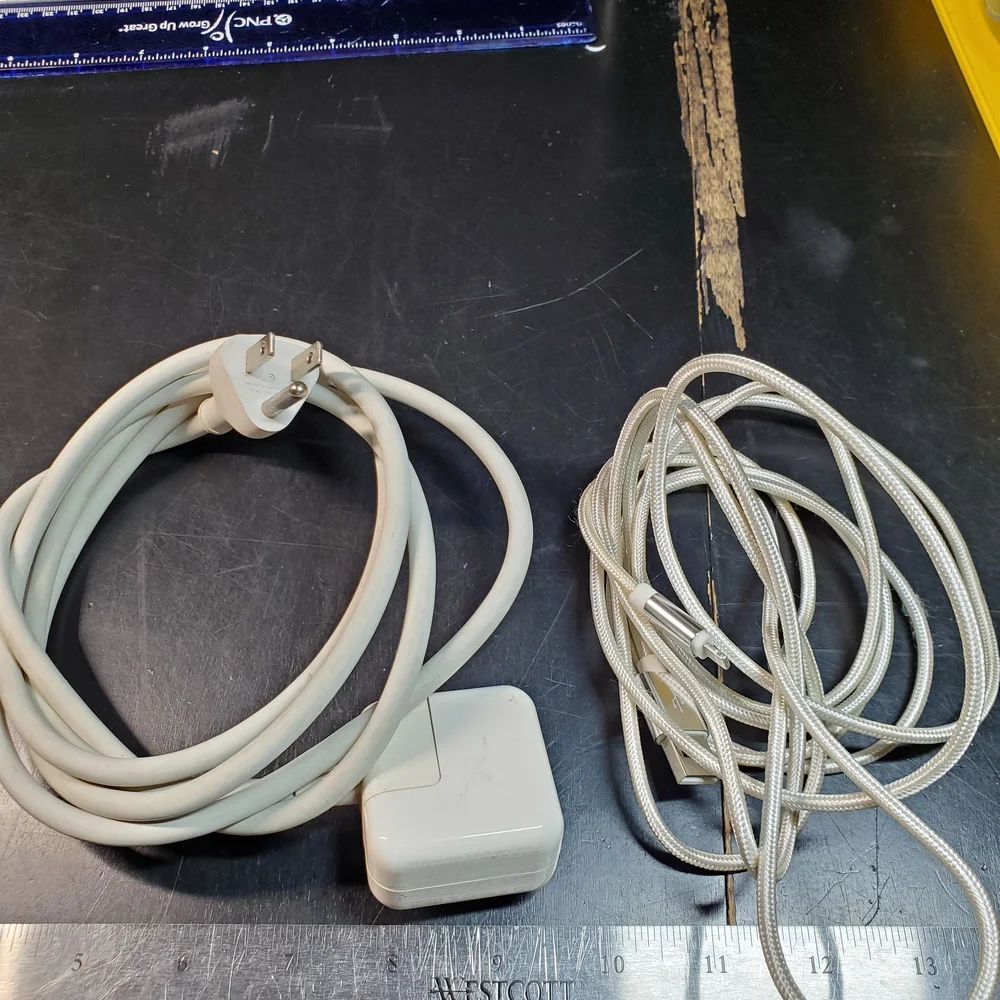 Apple A1357 10W USB Power Adapter Wall Charger w/Ext. Cord 6Ft+10Ft Durable Nylo